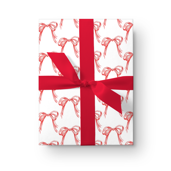 Red Christmas Gift Wrap Papers