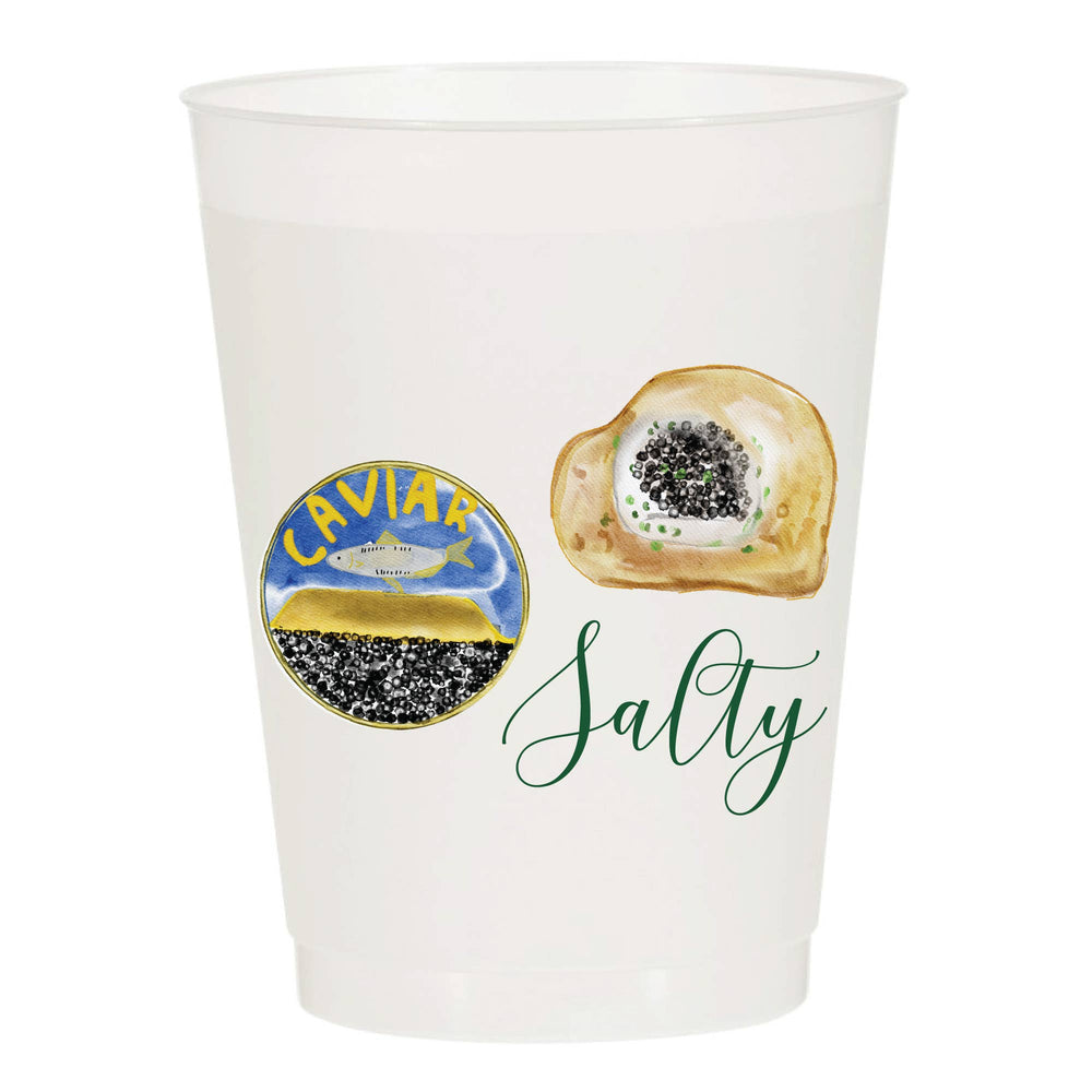 Salty Caviar - Reusable Cups - Set of 10
