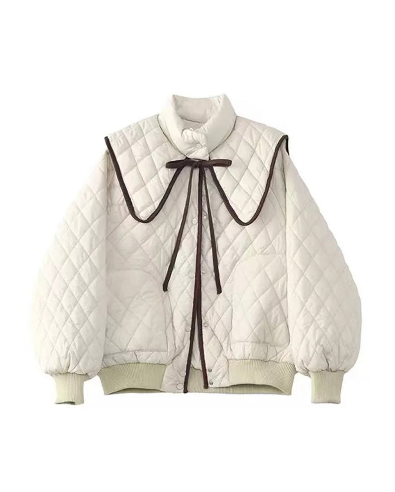 Quilted Bow Jacket